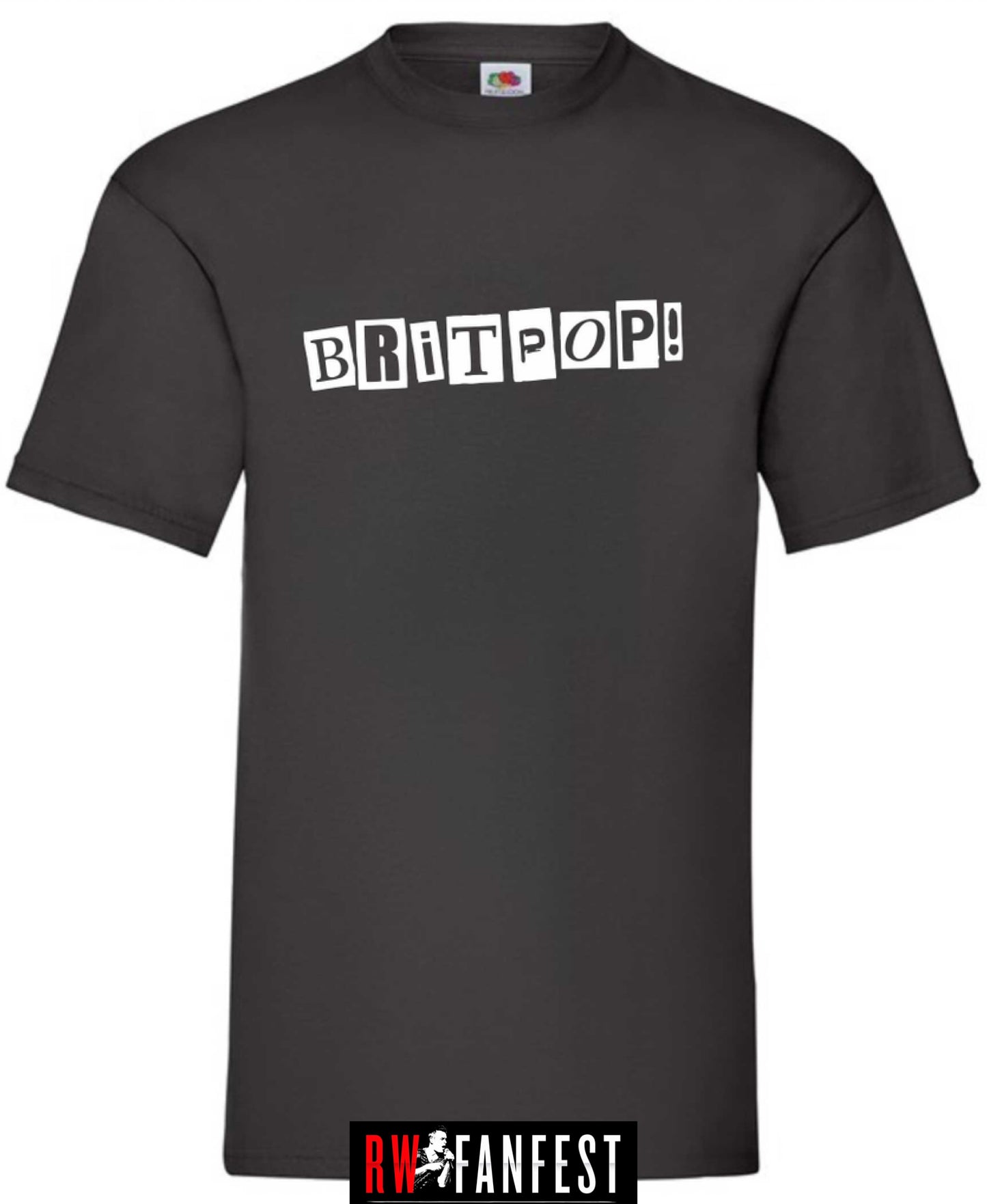 2025 Tour - BRITPOP graphic T-Shirt - Black