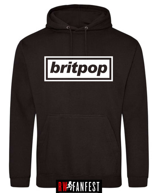 2025 Tour - BRITPOP Logo Hoodie - Black