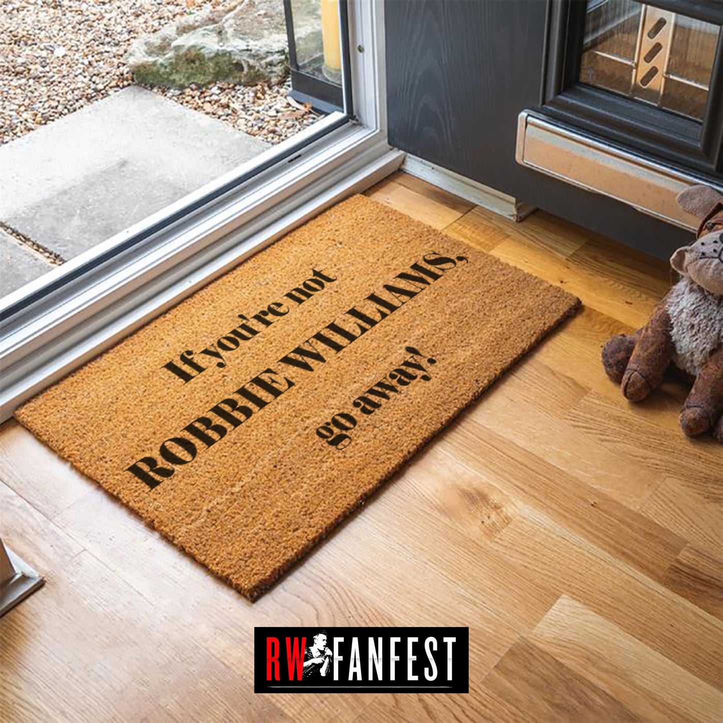 If you're not Robbie Williams door mat