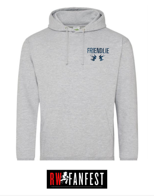 Friendlie pull over hoodie (Grey marl)