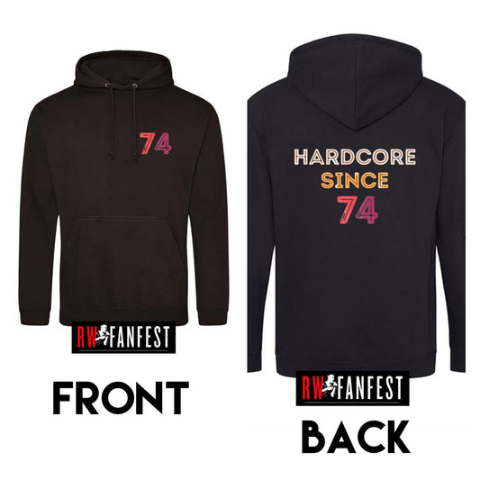 Hardcore 74 pull over hoodie