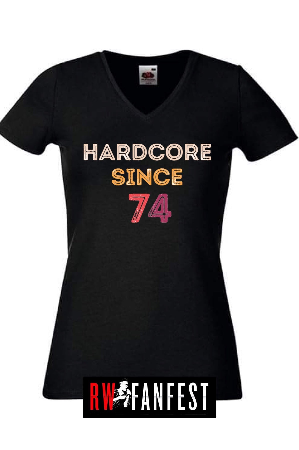 Hardcore 74 ladies fitted t-shirt