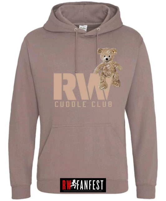 EXCLUSIVE Cuddle Club hoodie in the colour “mocha”.