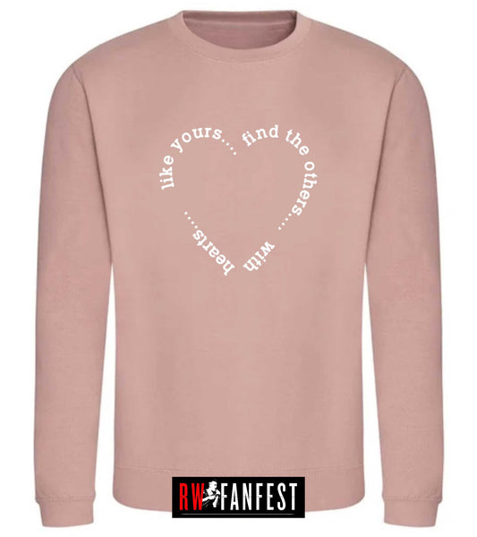 “Find the others” sweatshirt in Cafe Latte