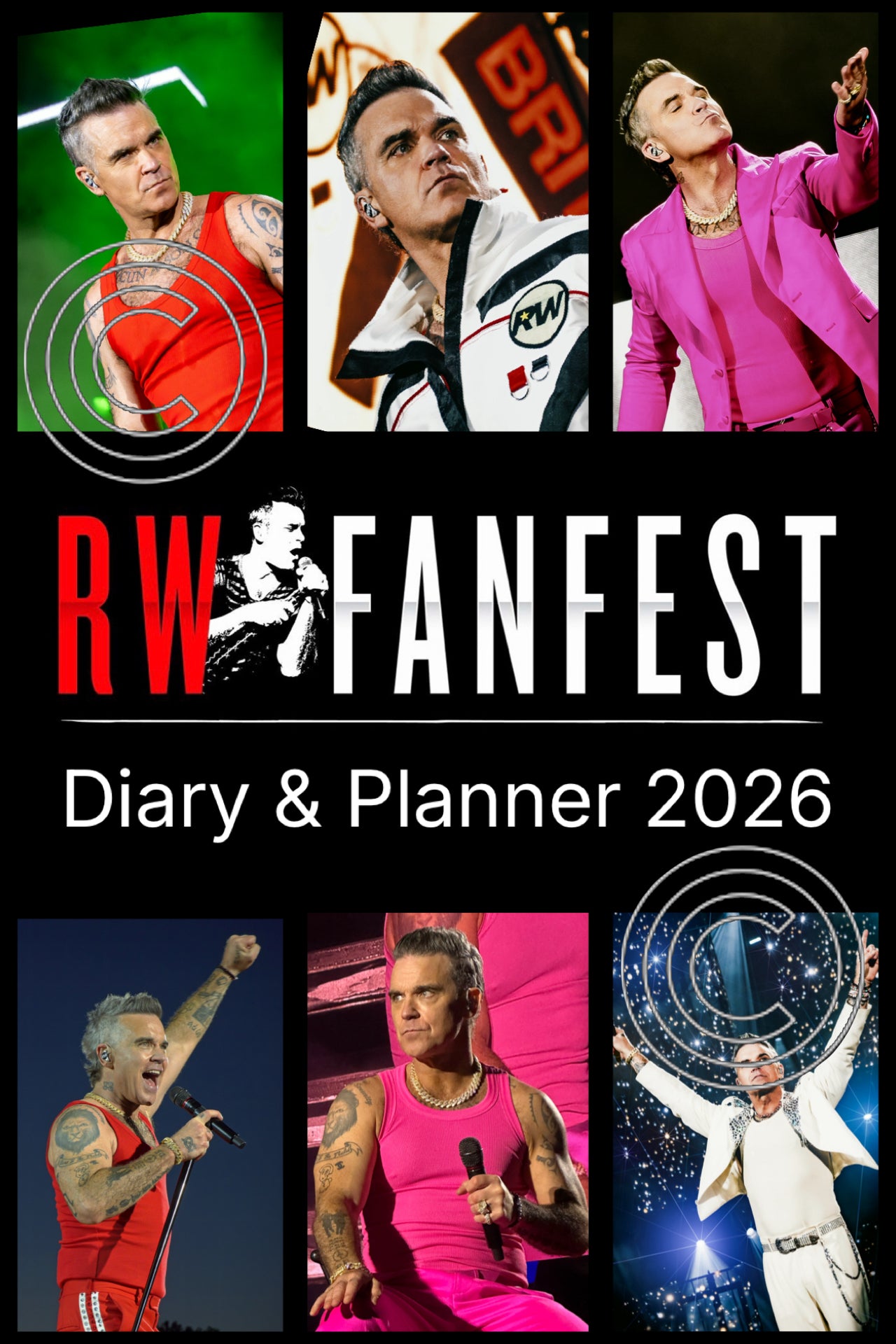 Robbie Williams fundraising 2026 Diary / Planner