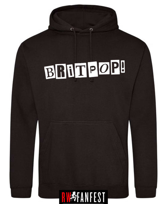 2025 Tour - BRITPOP Graphic Hoodie - black