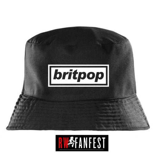 2025 Tour - BRITPOP Logo bucket hat -Black