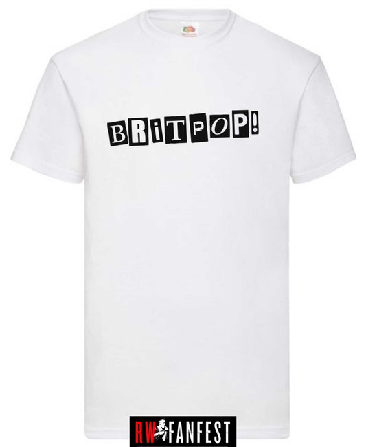 2025 Tour - BRITPOP Graphic T-Shirt - White