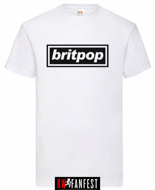 2025 Tour - BRITPOP Logo T-Shirt - White