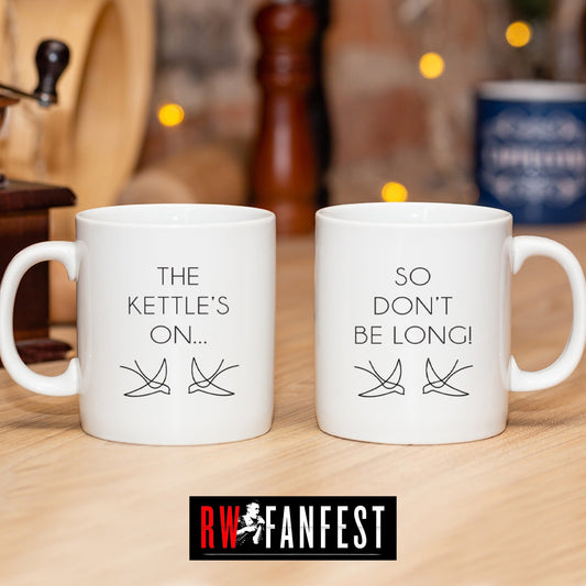 The Kettle's On - set of 2 mugs