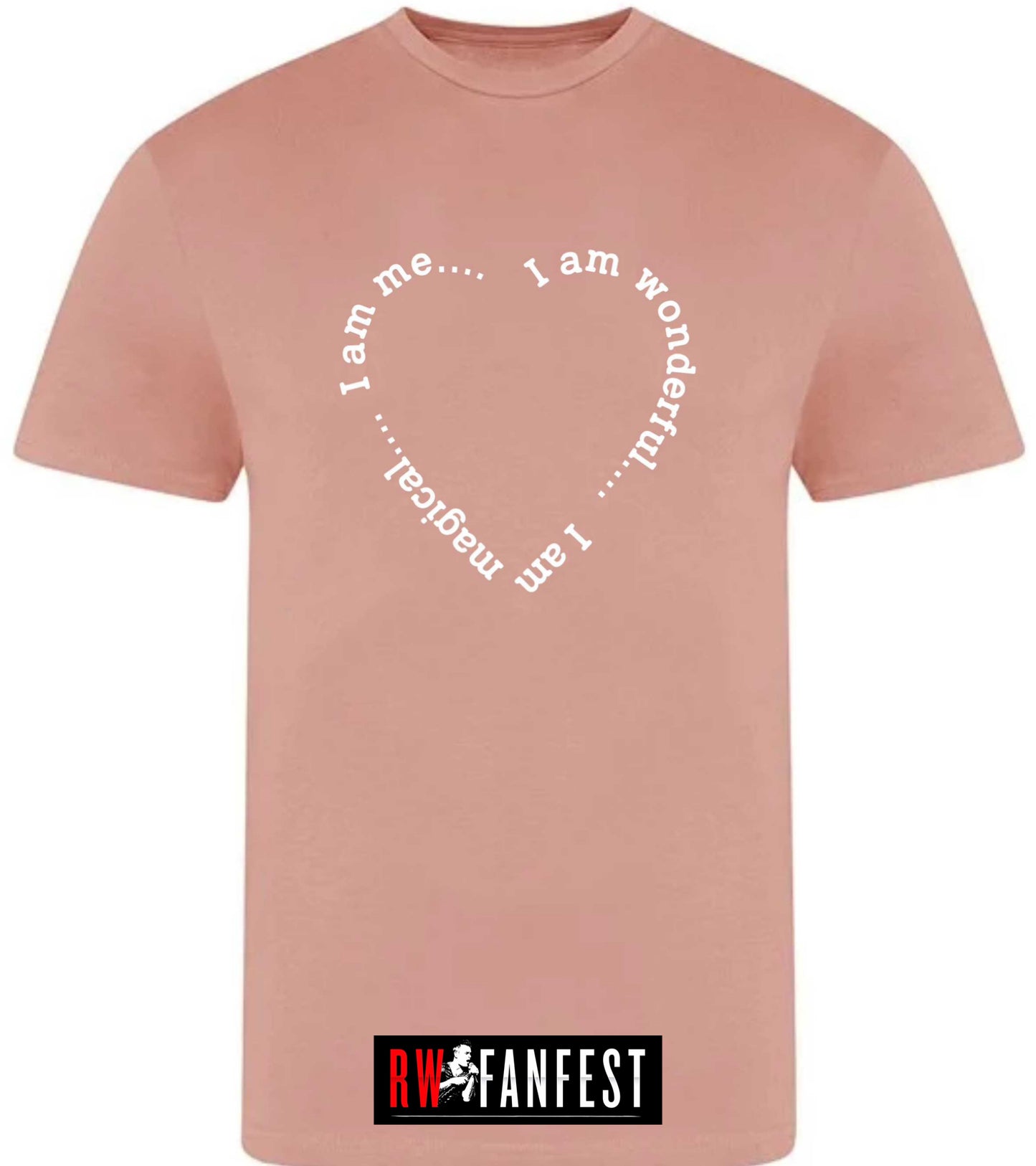 “Wonderful, magical, me” T-shirt in Cafe Latte